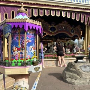 Purple Carousel Popcorn Bucket